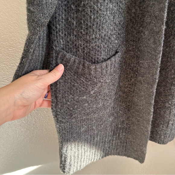 Torrid Gray Knit Open Front Wool Blend Cardigan Women’s Size 2X - Picture 4 of 8